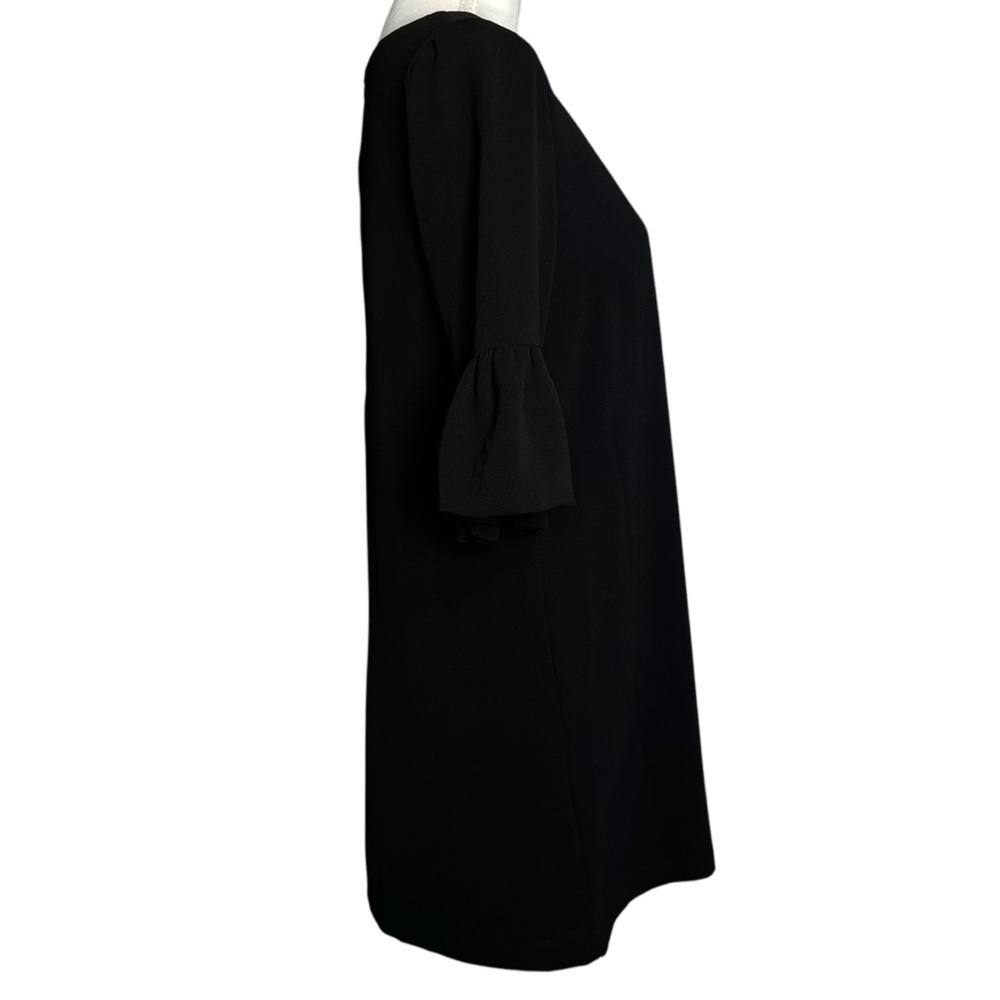 BB Dakota Power Shift Crepe V-Neck Mini Dress Black Size Small - Picture 5 of 13